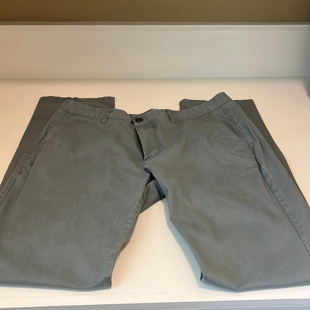 Bonobos Men's Chino Pant Slim - Olive Green Size 36x36